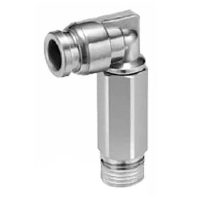 SMC Fluoro Coated 316 Stainless Steel Pneumatic Quick Connect Coupling KQG2W08-02S