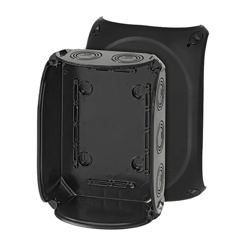 HENSEL Black Polycarbonate Junction Box IP67, IP66 210mm x 155mm x 155mm KF1600B