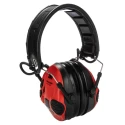 3M PELTOR SportTac Listen & Speak Electronic Ear Defenders with Headband, 26 dB SNR, Foldable, Red MT16H210F-478-RD