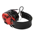 3M PELTOR SportTac Listen & Speak Electronic Ear Defenders with Headband, 26 dB SNR, Foldable, Red MT16H210F-478-RD