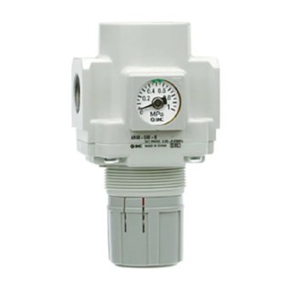 SMC Pneumatic Regulator AC Series, Outlet Size G 1/4, Minimum Operating Pressure 0.02 MPa, Polycarbonate Body AR20-F02-1N-B