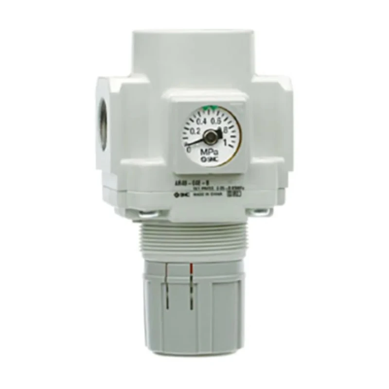 SMC Pneumatic Regulator AC Series, Outlet Size G 1/4, Minimum Operating Pressure 0.02 MPa, Polycarbonate Body AR20-F02-1N-B