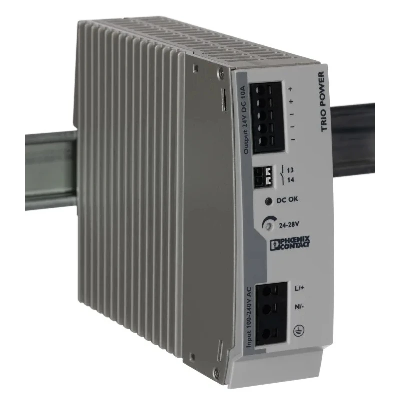Phoenix Contact TRIO POWER Switched Mode DIN Rail Power Supply 264V AC Input 28V DC Output 10A 240W 2903149