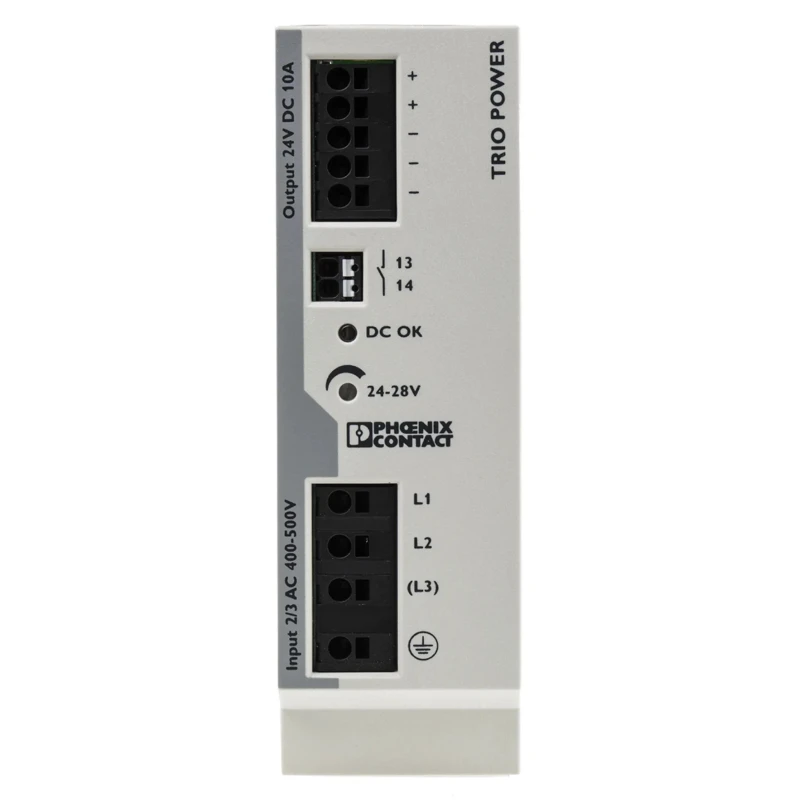 Phoenix Contact TRIO POWER Switched Mode DIN Rail Power Supply 3 Phase AC Input 320-575V, 28V DC 10 A Output, 240W 2903154