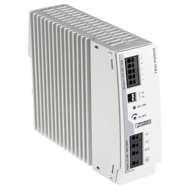 Phoenix Contact TRIO POWER Switched Mode DIN Rail Power Supply 3 Phase AC Input 320-575V, 28V DC 10 A Output, 240W 2903154