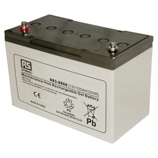 RS PRO 12 V T11 Sealed Lead Acid Gel Battery 100 Ah 212mm x 330mm 883-8866