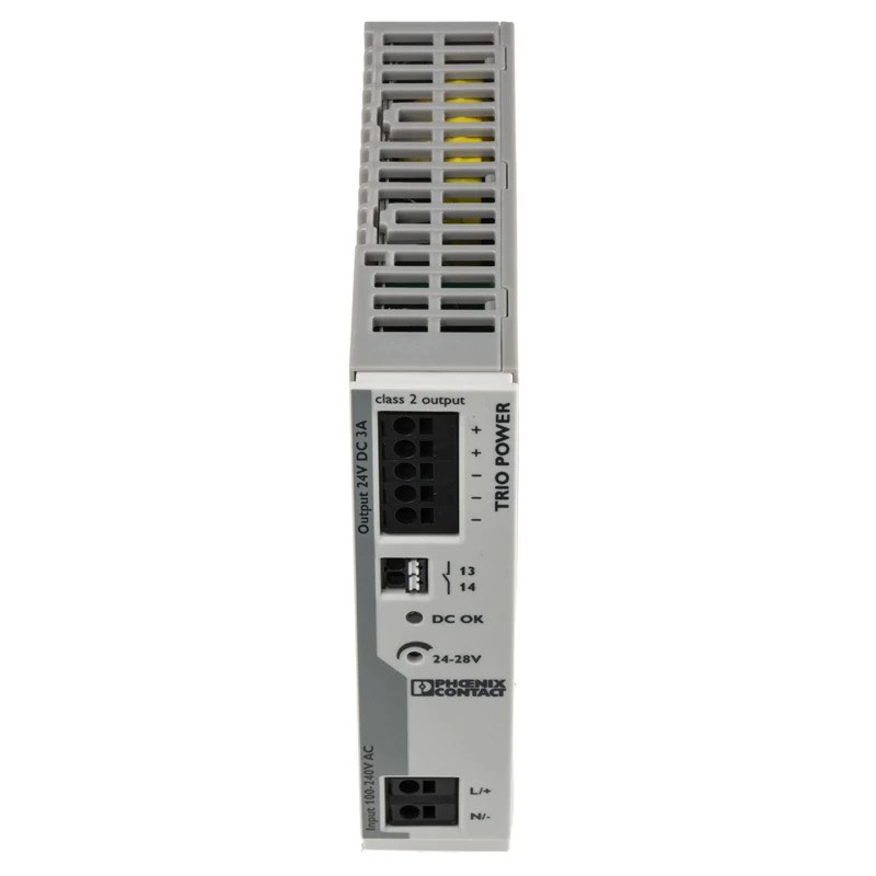 Phoenix Contact TRIO POWER Switched Mode DIN Rail Power Supply 264V ac Input, 28V DC Output, 3A, 72W 2903147