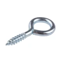 RS PRO Steel Zinc-Plated Eye Hook 55mm Overall Length, 12mm Eye Inside Diameter 884-2486