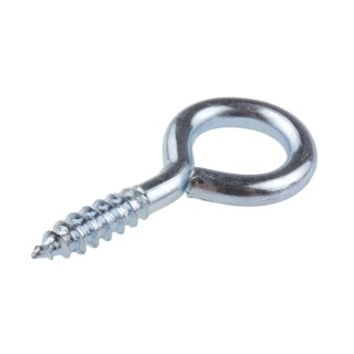 RS PRO Steel Zinc-Plated Eye Hook 55mm Overall Length, 12mm Eye Inside Diameter 884-2486