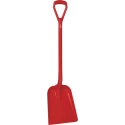 Vikan Square Shovel Polypropylene Handle and Blade 271 mm Width, 1040 mm Length 56254