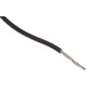 RS PRO Black 0.12 mm² 24 AWG Hook Up Wire, 19/0.12 mm Strands, 100 m Length, Ethylene Tetrafluoroethylene Jacket 885-0847