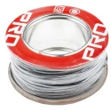 RS PRO Black 0.2 mm² Hook Up Wire, 20 AWG, 19/0.2 mm Core Strands, 100 m Length, Ethylene Tetrafluoroethylene Jacket 885-0834