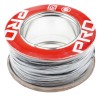 RS PRO Black 0.2 mm² Hook Up Wire, 20 AWG, 19/0.2 mm Core Strands, 100 m Length, Ethylene Tetrafluoroethylene Jacket 885-0834
