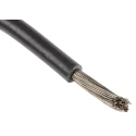 RS PRO Black 1 mm² Hook Up Wire, 18 AWG, 32/0.2 mm Core Strands, 100 m Length, Cross Linked Polyolefin Jacket 885-0853