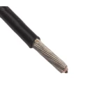 RS PRO Black 0.25 mm² Hook Up Wire, 14 AWG, 37/0.25 mm Core Strands, 100 m Ethylene Tetrafluoroethylene 885-0828