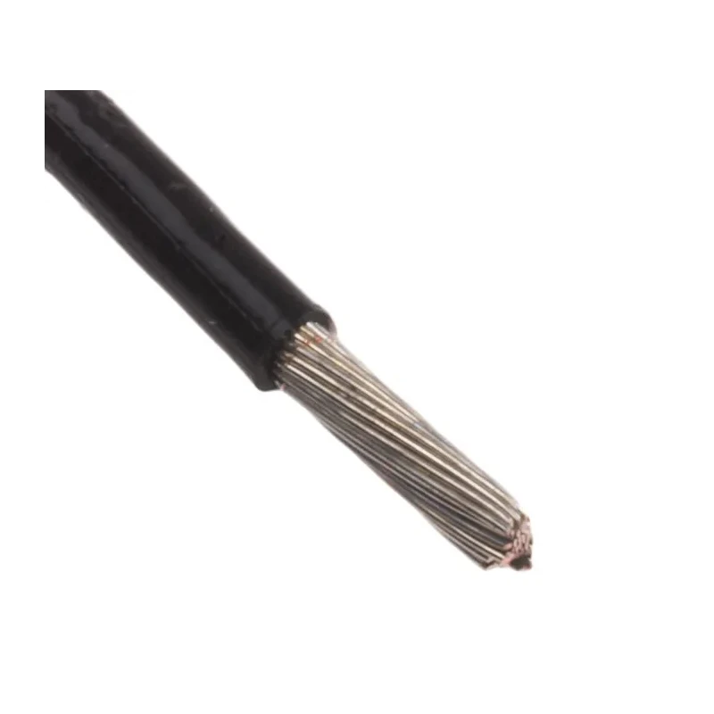 RS PRO Black 0.25 mm² Hook Up Wire, 14 AWG, 37/0.25 mm Core Strands, 100 m Ethylene Tetrafluoroethylene 885-0828