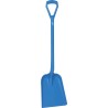 Vikan Square Shovel 271 mm Blade Width, 327 mm Blade Length, 1040 mm Handle Length, Polypropylene, Blue 56253