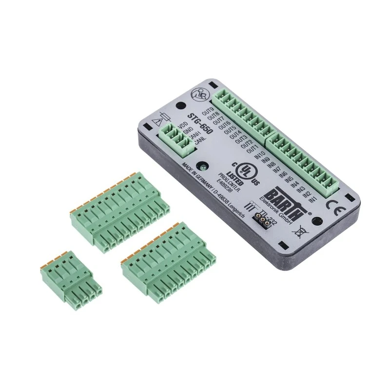 BARTH lococube mini-PLC Series Programmable Logic Controller I/O Module, 10-Input Digital and Analogue, 9 Digital 0850-0650