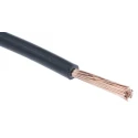RS PRO Black 2.1 mm² Hook Up Wire, 14 AWG, 50/0.25 mm Core Strands, 100 m Length, Cross Linked Polyolefin Jacket 885-0850