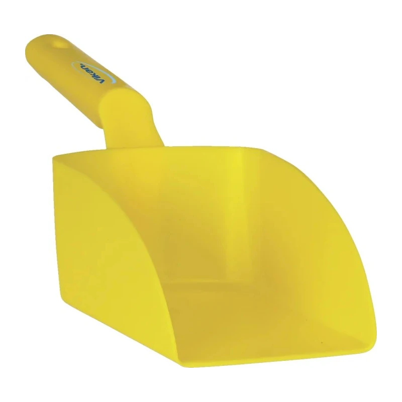 Vikan Polypropylene Measuring Scoop, Yellow, 1 Litre, Hand Scoop, Dimensions 110x340x120 mm 56756