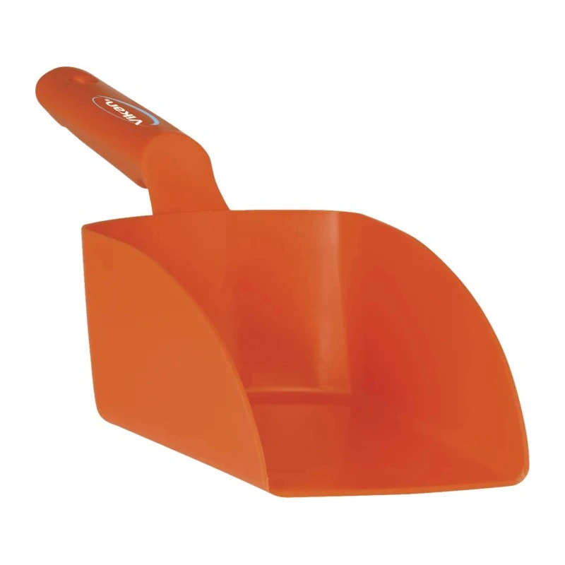Vikan Orange Polypropylene Measuring Scoop 1 L, Durable Hand Scoop with Smooth Surface 56757