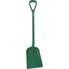 Vikan Square Shovel Blade Width 271 mm, Handle Length 1040 mm, Polypropylene Material, Green 56252