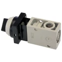 SMC Pneumatic Manual Control Valve Twist Selector 2 Position, 3 Port, Zinc Die Cast Alloy Body, NPT Rc R 1/4 VM230-02-34BA