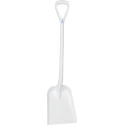 Vikan Square Shovel Blade Width 271 mm Handle Length 1040 mm Polypropylene White 56255