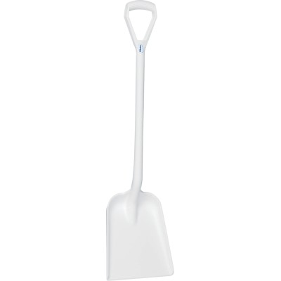 Vikan Square Shovel Blade Width 271 mm Handle Length 1040 mm Polypropylene White 56255