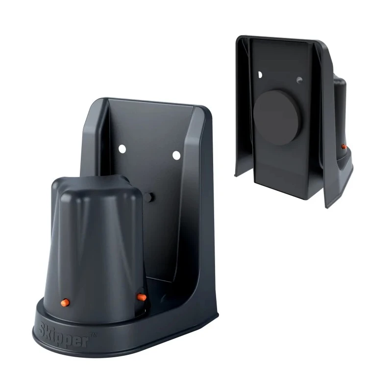 Skipper Black Magnetic Support Bracket Safety Barrier 124mm Length, 168mm Height M/Support01