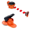 Skipper Black Orange Safety Barrier Length 117mm Height 45mm Pad01