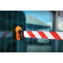 Skipper Black Orange Safety Barrier Length 117mm Height 45mm Pad01