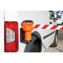 Skipper Black Magnetic Support Bracket Safety Barrier 124mm Length, 168mm Height M/Support01