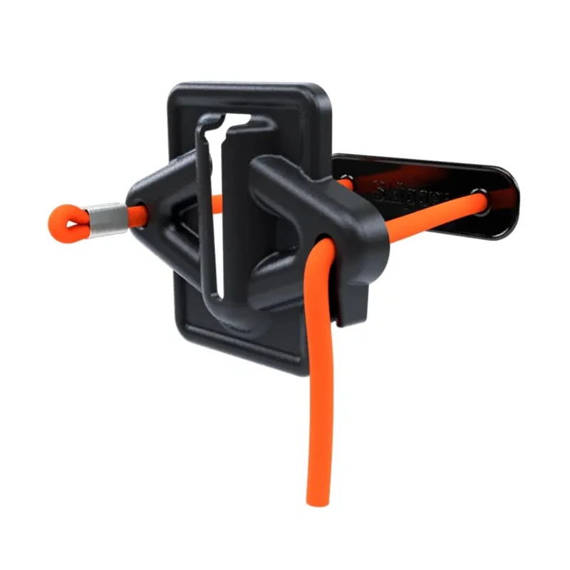Skipper Black and Orange Safety Barrier 131 mm Height, Magnetic Strap Holder Cord01