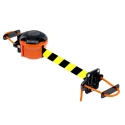 Skipper Black and Orange Safety Barrier 131 mm Height, Magnetic Strap Holder Cord01