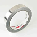 3M Conductive Metallic Tape Aluminium Backing 15 mm Width 16 m Length 0.08 mm Thickness Acrylic Adhesive 130°C Max T117015