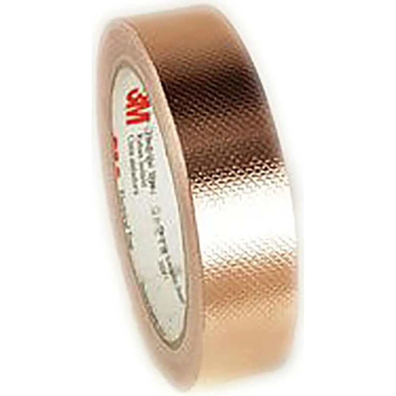 3M 1245 Conductive Metallic Tape 12mm Width 16m Length Acrylic Adhesive Copper Foil Backing T124512