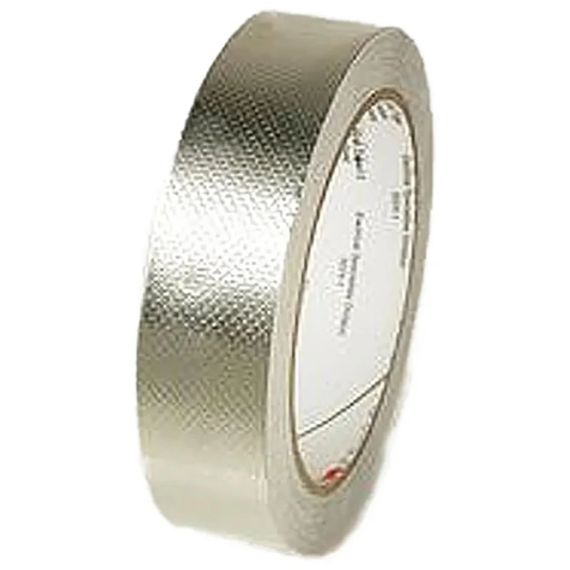 3M Conductive Tin Metallic Tape, 25mm x 16m, Acrylic Adhesive, 130°C Max, Model T134525