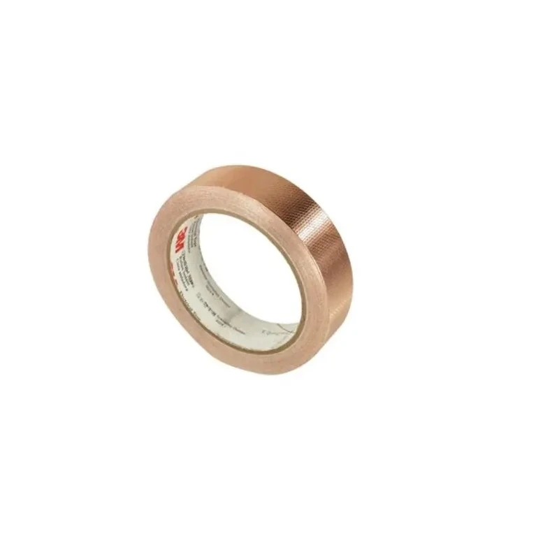 3M 1245 Conductive Metallic Tape 12mm Width 16m Length Acrylic Adhesive Copper Foil Backing T124512