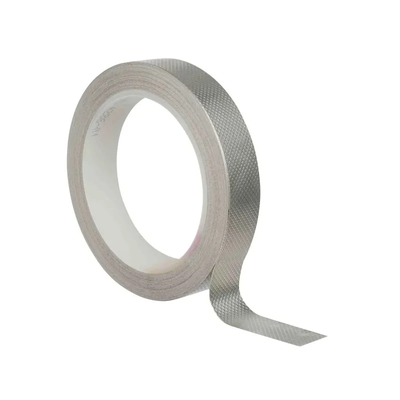 3M Conductive Tin Metallic Tape, 25mm x 16m, Acrylic Adhesive, 130°C Max, Model T134525