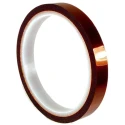 3M Amber Polyimide Film Electrical Tape 50mm x 33m, Thermosetting Silicone Adhesive, 180°C Max Operating Temperature T9250