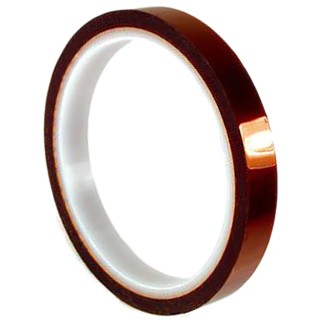 3M Amber Polyimide Film Electrical Tape 50mm x 33m, Thermosetting Silicone Adhesive, 180°C Max Operating Temperature T9250