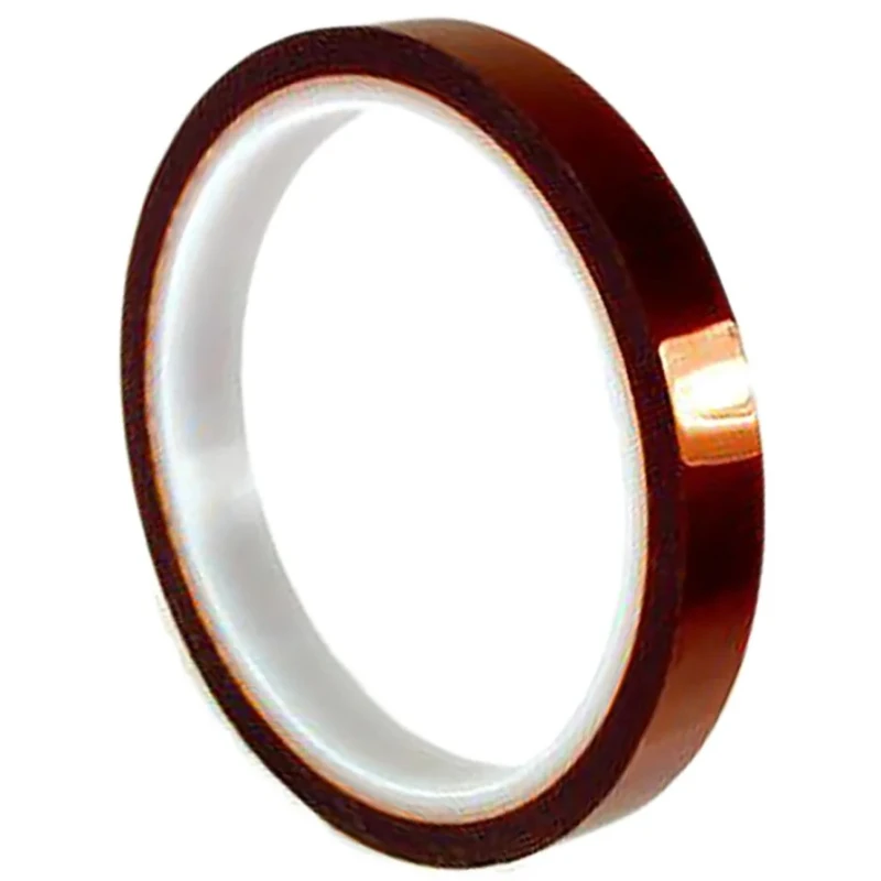 3M Amber Polyimide Film Electrical Tape 50mm x 33m, Thermosetting Silicone Adhesive, 180°C Max Operating Temperature T9250