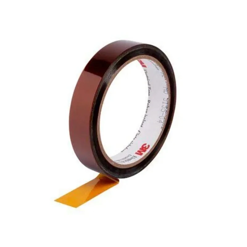 3M Amber Polyimide Film Electrical Tape 50mm x 33m, Thermosetting Silicone Adhesive, 180°C Max Operating Temperature T9250