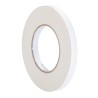 3M Scotch 27 Cloth Tape, White, Glass Finish, 12mm Width x 55m Length, Thermosetting Rubber Adhesive, Model T2712