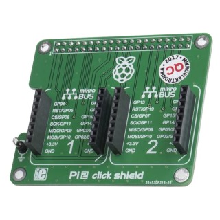 MikroElektronika Raspberry Pi 2 Click Shield HAT Interface Bridge MIKROE-1879