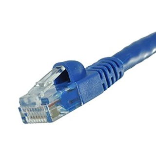 Cinch Cat6 Unshielded Unscreened Stranded Bare Copper Ethernet Cable, 7.6 m, Blue PVC Jacket 