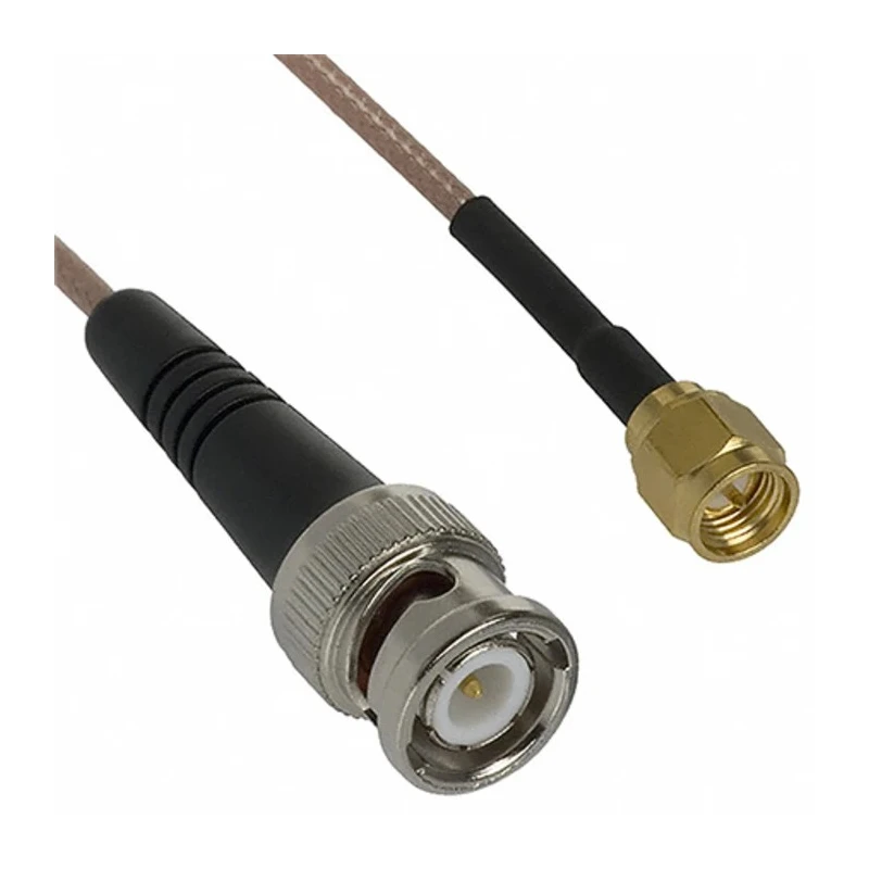 Cinch 415 Series RG316 914.4 mm Terminated Coaxial Cable 50 Ω Black 250V AC RG316