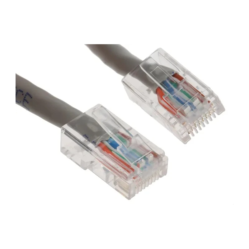 Cinch Ethernet Cable Cat5e 300mm Unscreened Stranded Bare Copper Conductor Grey 