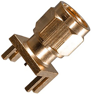 Cinch SMA Series Coaxial Connector PCB Male SMA, 50 Ω, Straight Body Solder 142-0801-811